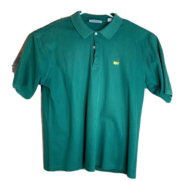 Agusta National Golf Shop Other - Augusta National Golf Shop 60s Two Ply  Mens Polo Shirt XL Green SS Collared